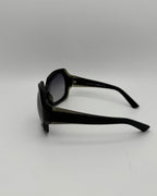 Jil Sander Sonnenbrille, Schwarz, Size Uni