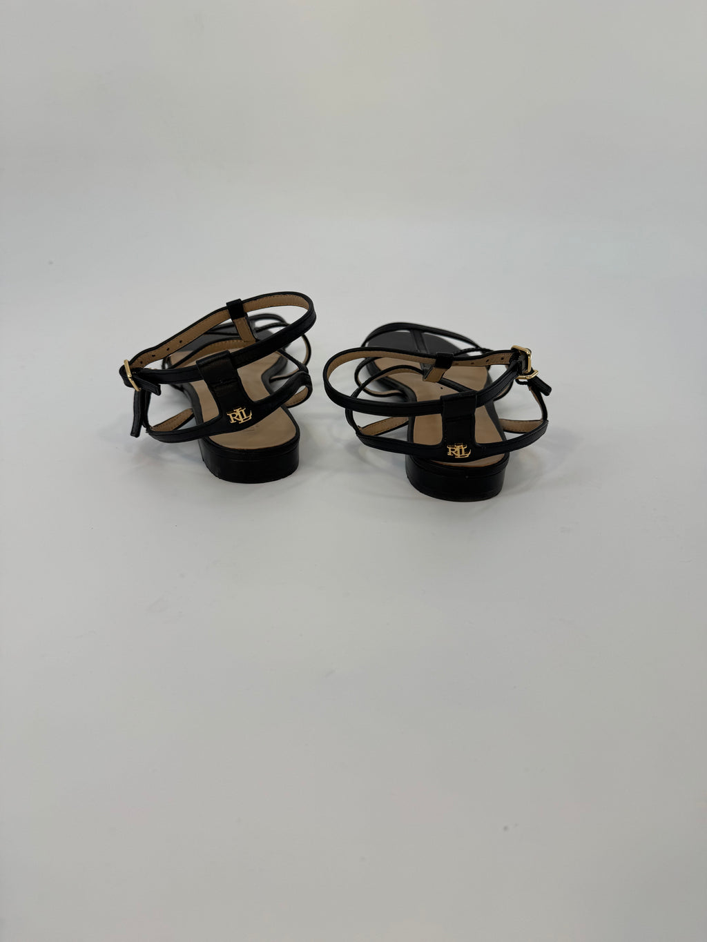 Lauren Ralph Lauren Sandale, Schwarz, Size 39