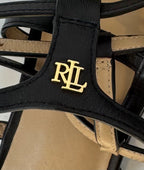 Lauren Ralph Lauren Sandale, Schwarz, Size 39