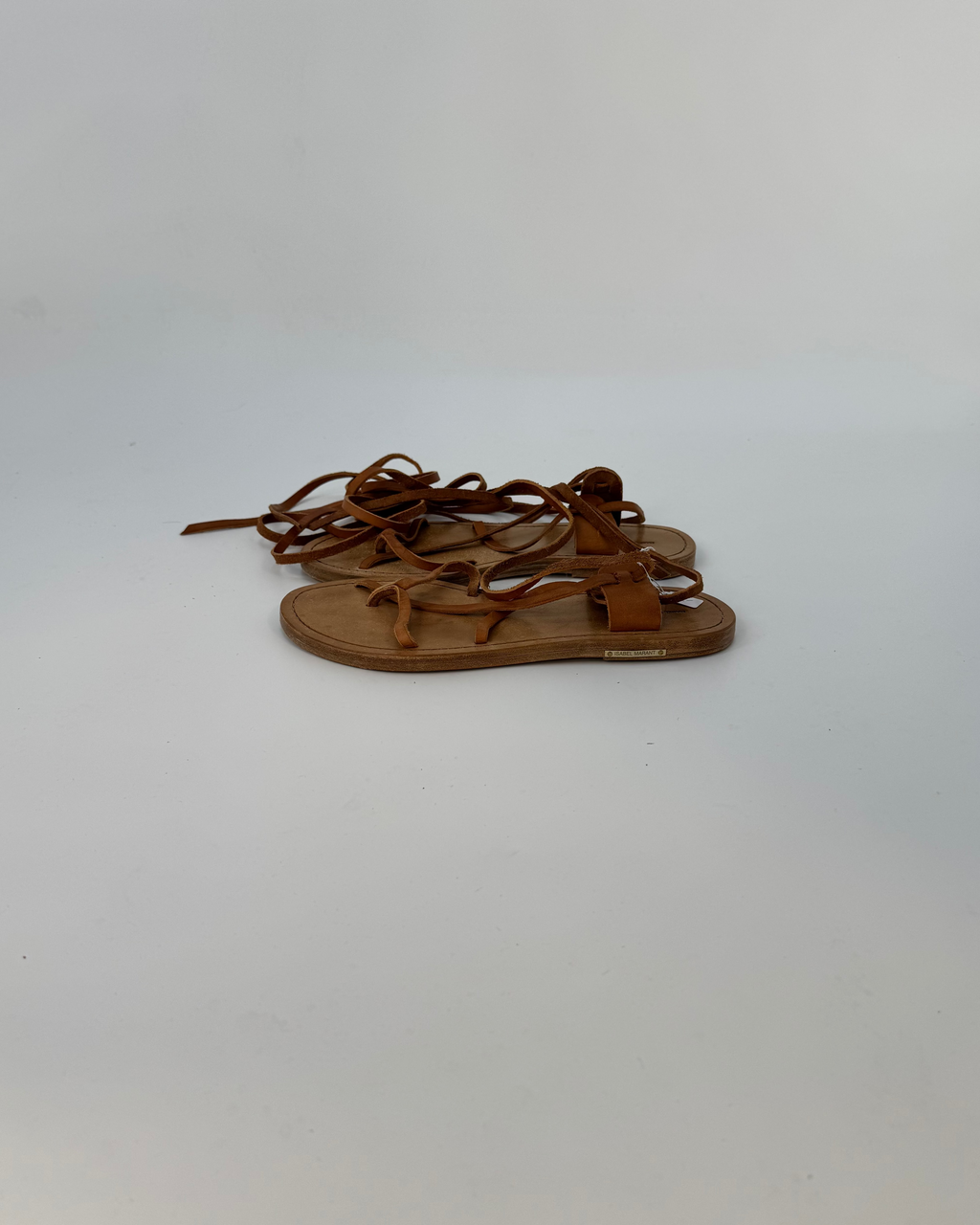 Isabel Marant Schnürsandalen, Braun, Size 40
