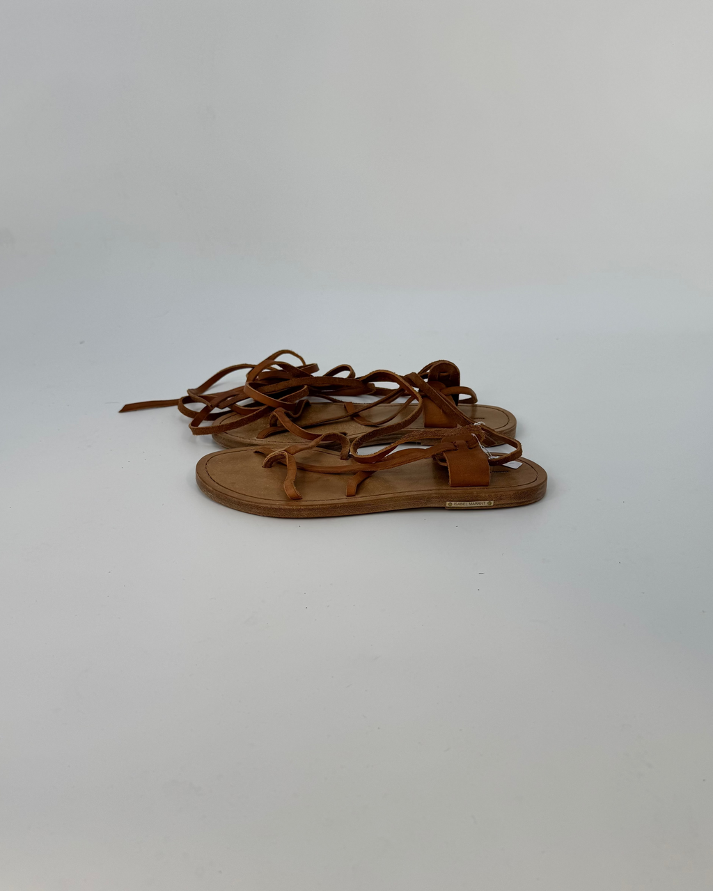 Isabel Marant Schnürsandalen, Braun, Size 40