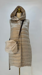 Max Mara Daunenweste, Beige, Size 34-38